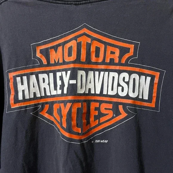 Single stitch Vintage Harley Davidson Motorcycle tee 1996 size XL biker grunge - Picture 8 of 8